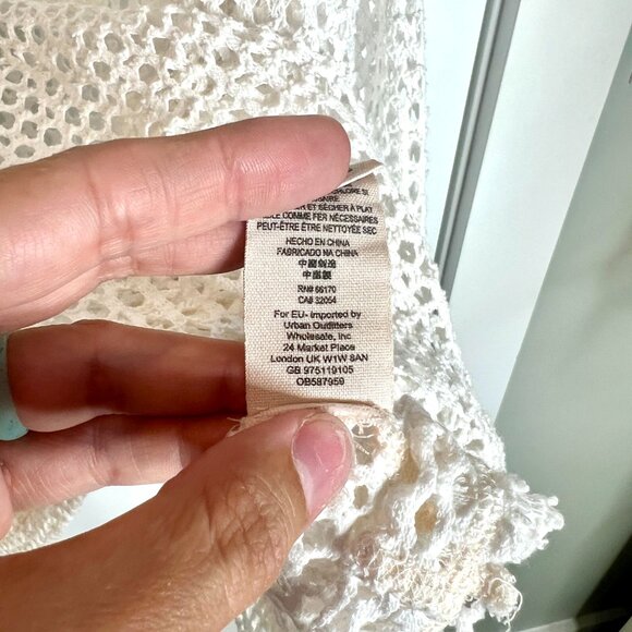 We The Free Napa Top Boho Beachy Open Knit Round Neck Oversized Hippie Small - Picture 5 of 6